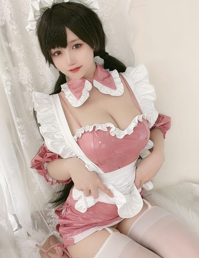 小仓千代w –NO.014 粉色漆皮女仆[20P/75MB]-1