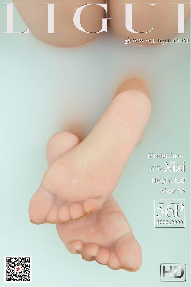 Ligui丽柜 – 2020.11.04《香浴名莲》汐汐[57P59M]-1