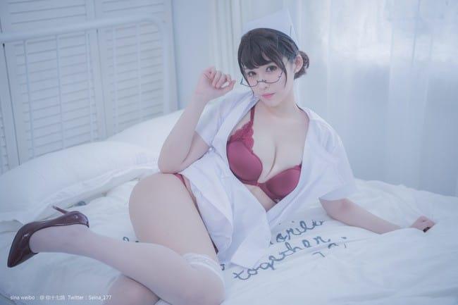 你十七鸽 – NO.03 白色护士[110P1V-535MB]-2