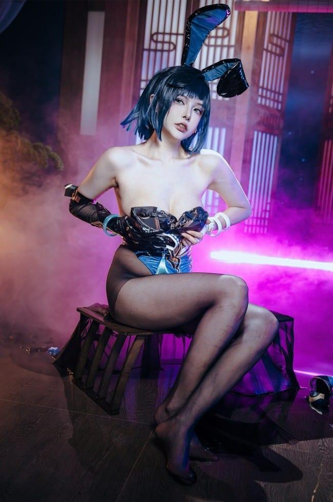 秋和柯基 – NO.110 夜兰 兔女郎 [92P-1.86GB]-1