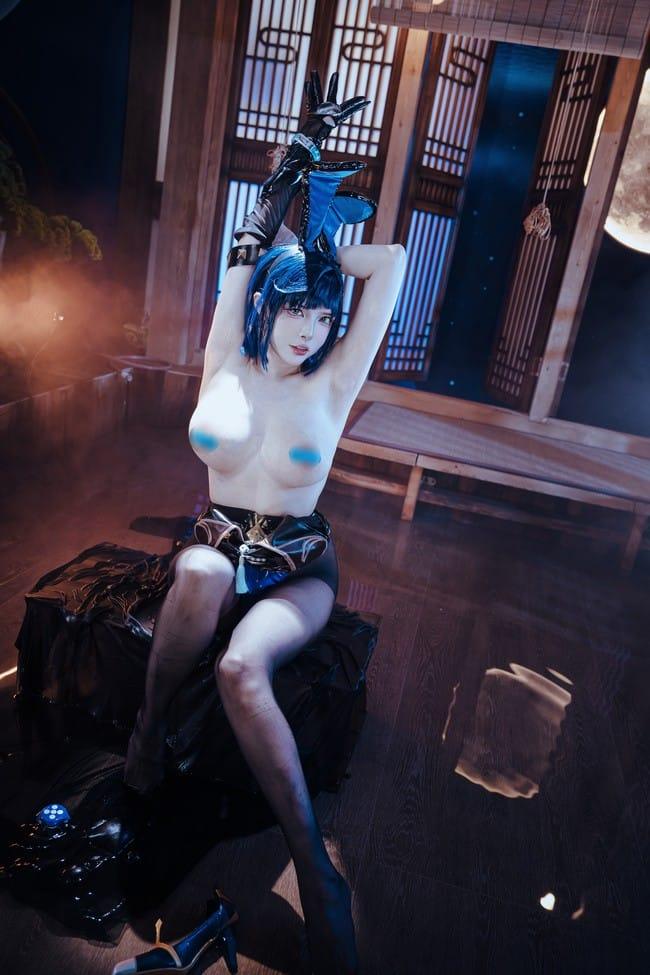 秋和柯基 – NO.110 夜兰 兔女郎 [92P-1.86GB]-2