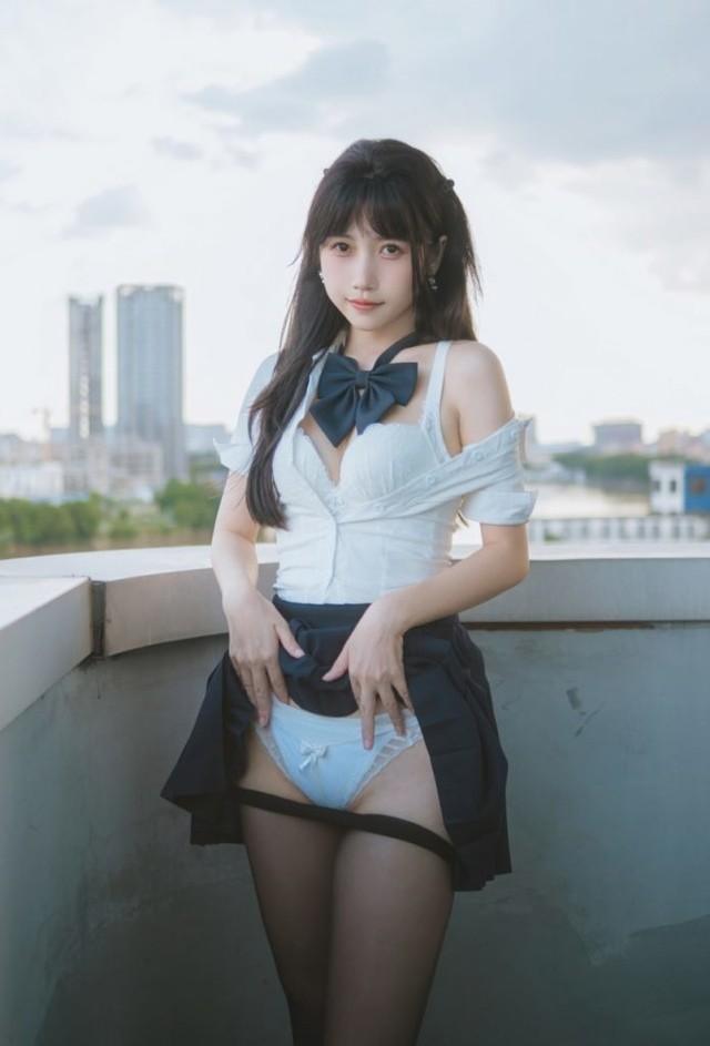 不呆猫 – NO.061 JK学妹户外[59P-390MB]-1