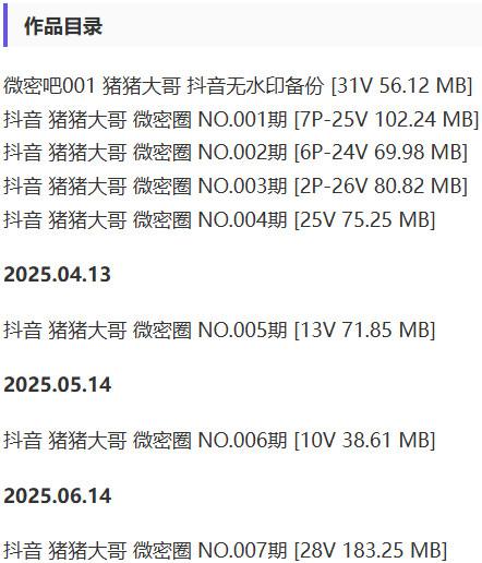 猪猪大哥 – 微密圈写真&视频合集【持续更新中】-2