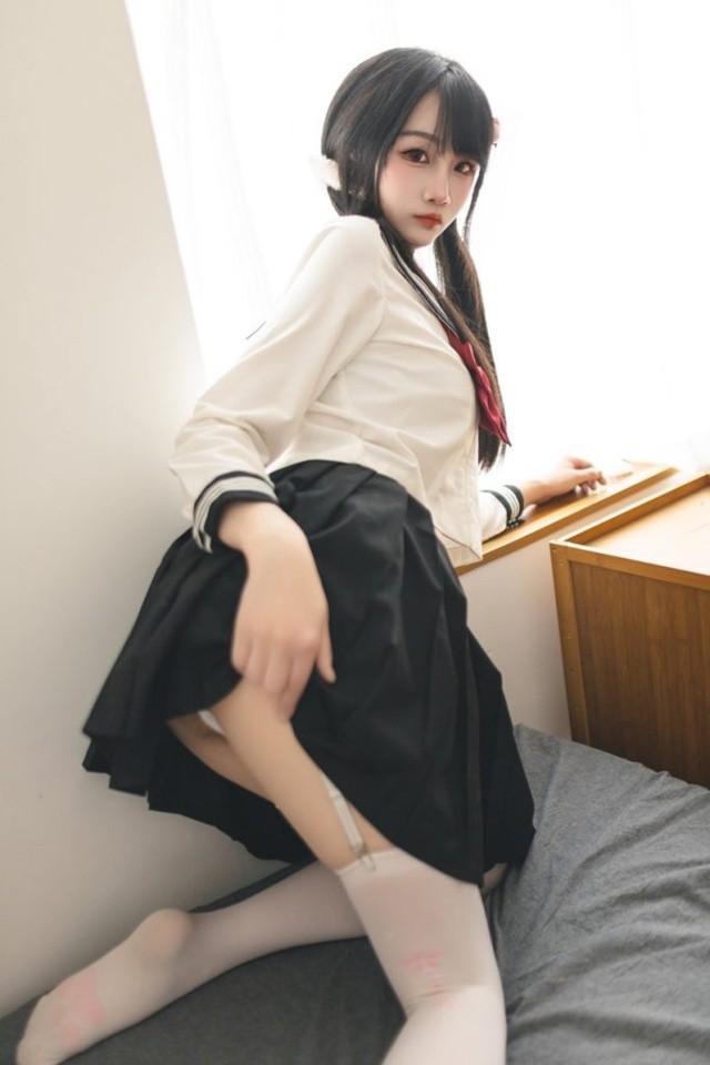 嗷呜酱 – 水手服 [48P-410MB]-1