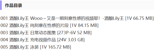 酒酿Lily王 – 舰长充电等写真&视频合集【持续更新中】-2