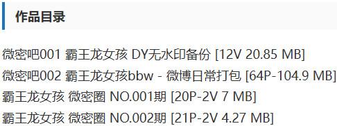 霸王龙女孩 – 微密圈写真&视频合集【持续更新中】-2