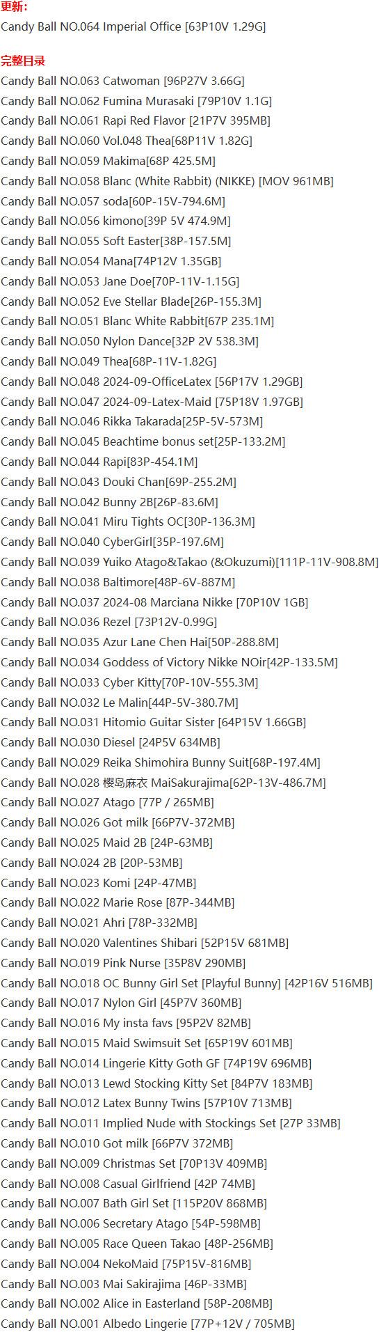 Candy Ball – 写真图包合集【持续更新中】-7 Candy Ball – 写真图包合集【持续更新中】-7